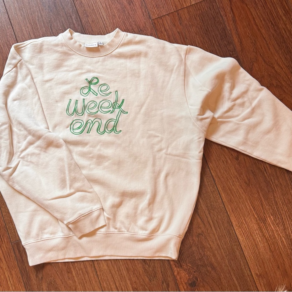Clare V Le Weekend sweatshirt medium